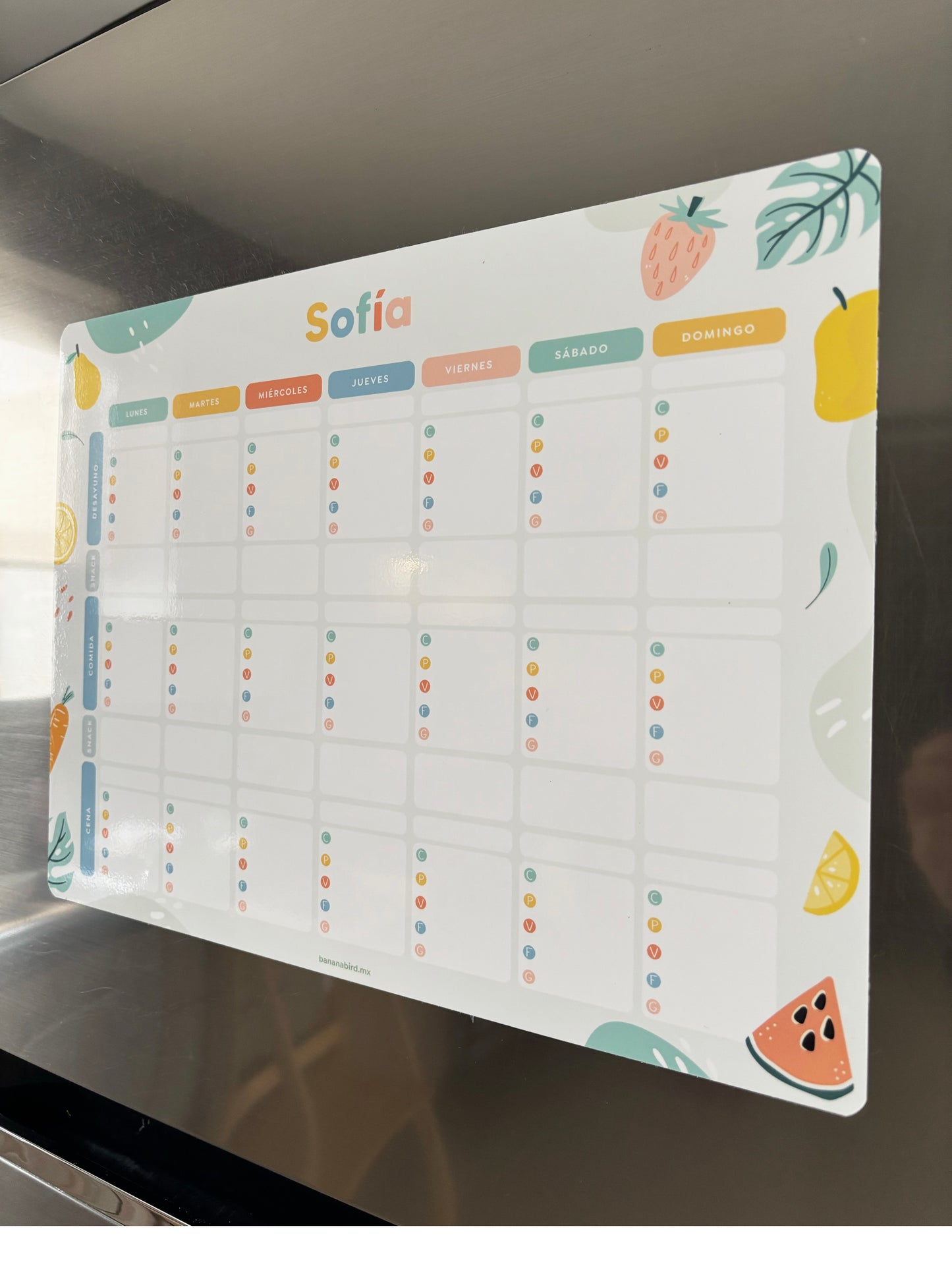 Planner para Alimentación Complementaria Personalizado (LIQUIDACIÓN)
