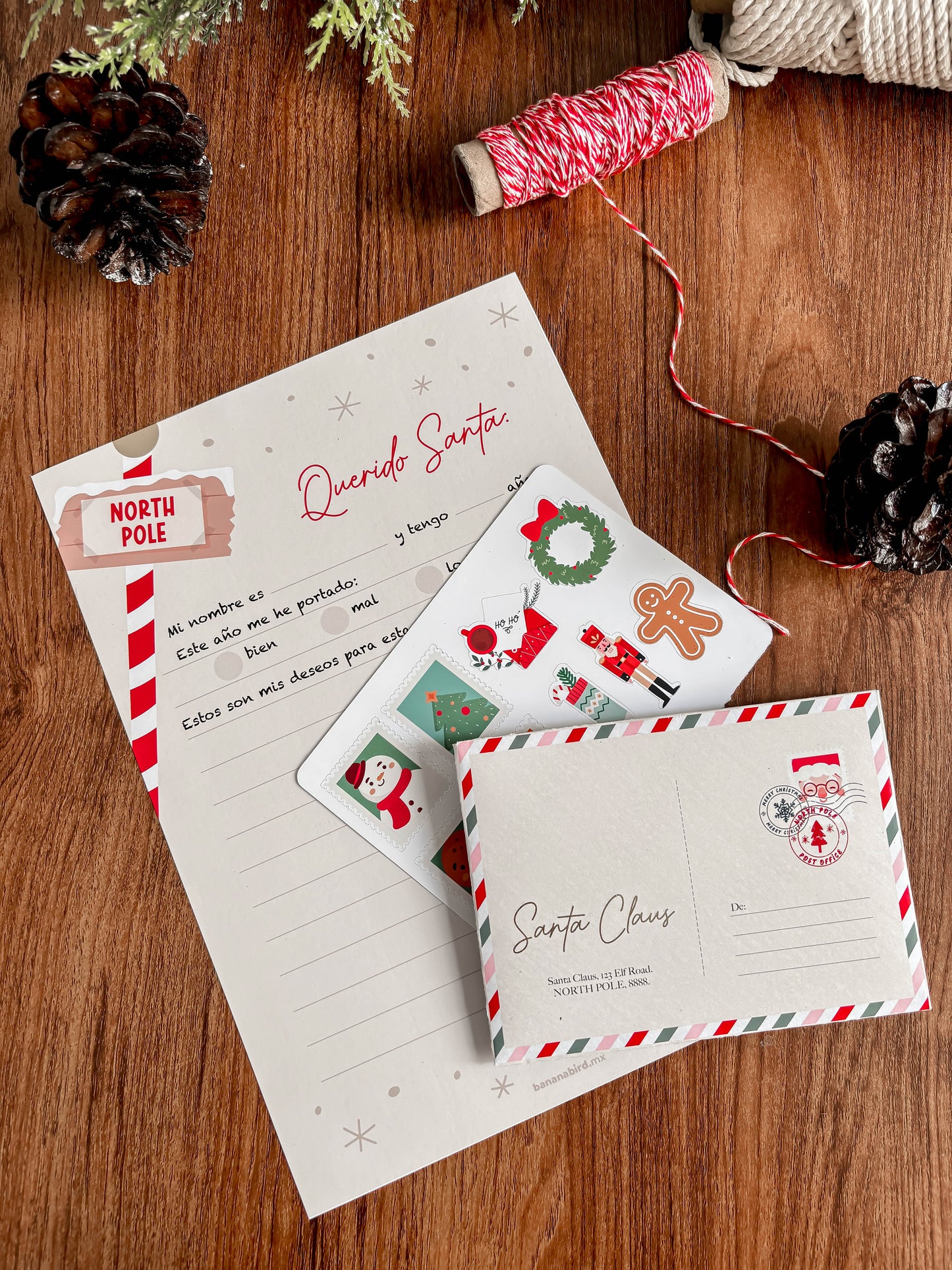 Kit Cartita a Santa