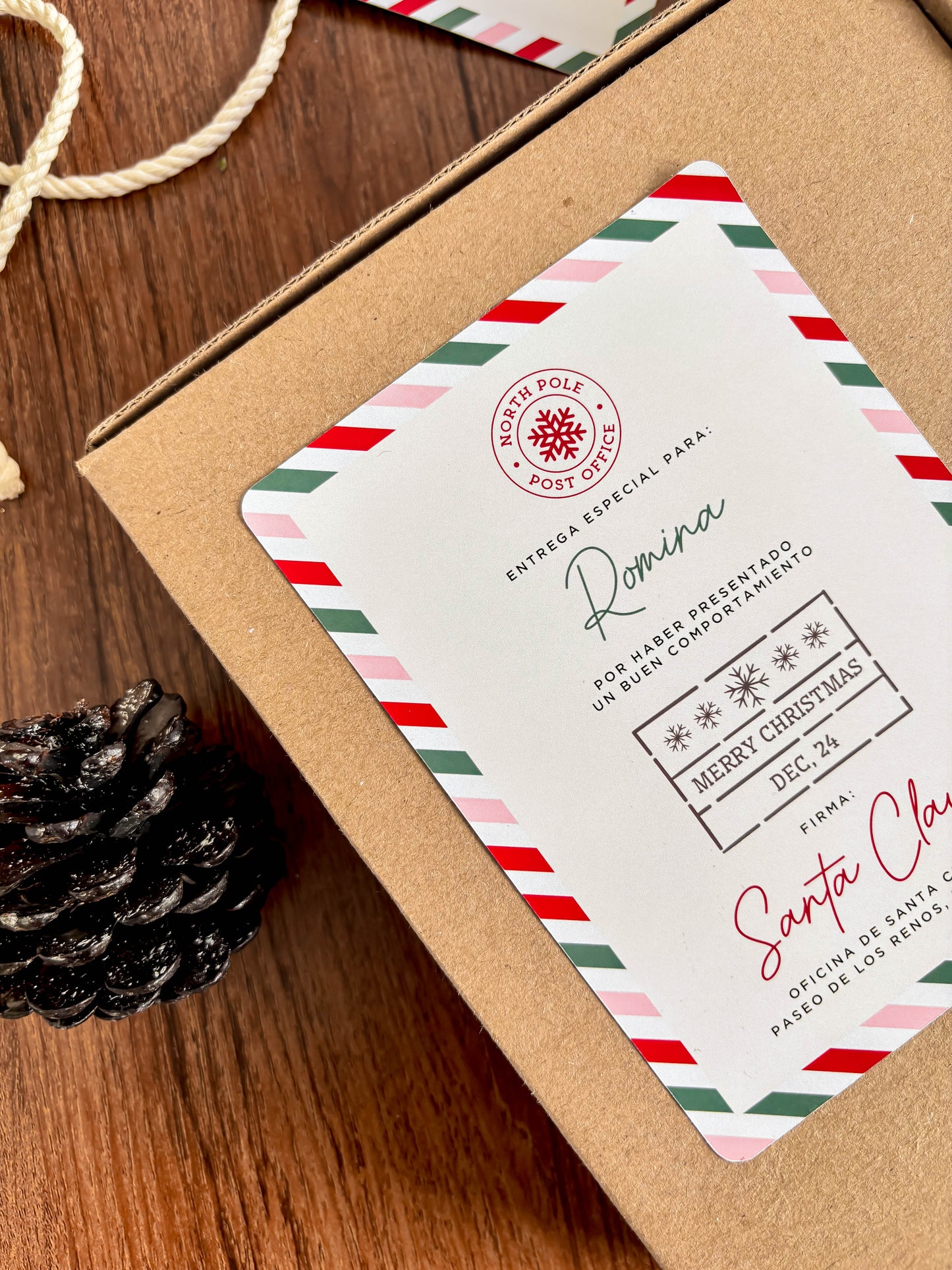 Stickers para regalos "Entrega Especial"