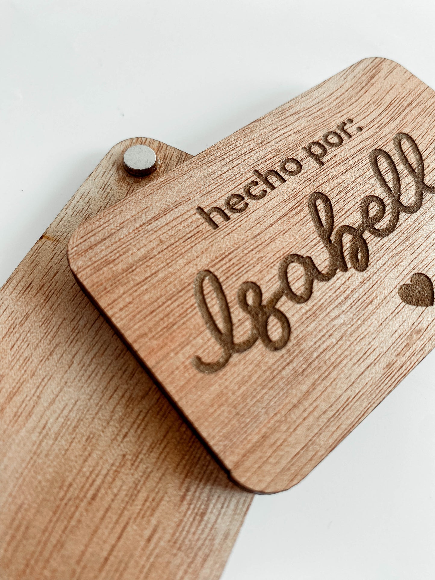 Plaquita magnética "Mi obra de arte"