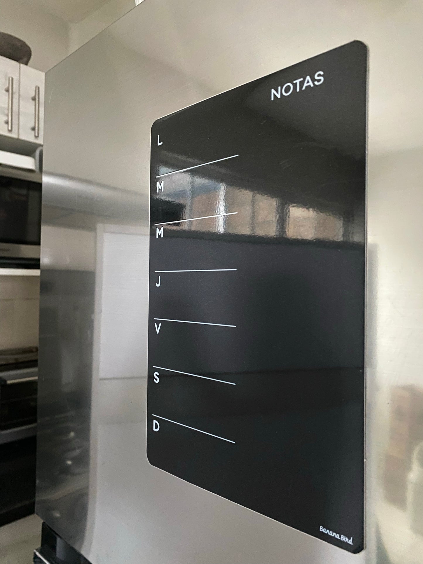 Planner magnético negro "Semanal con Notas" (LIQUIDACIÓN)