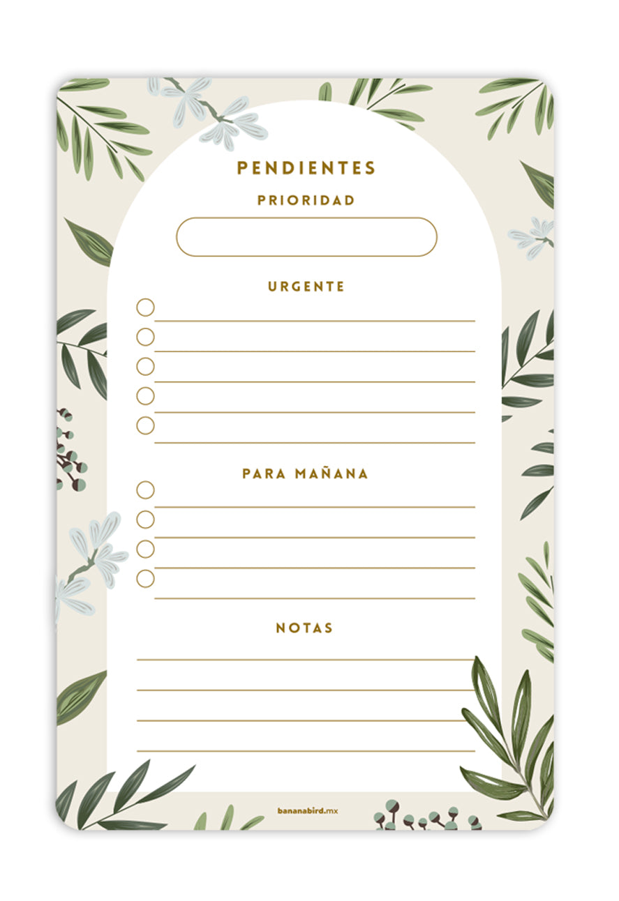 Planner magnético "Pendientes"