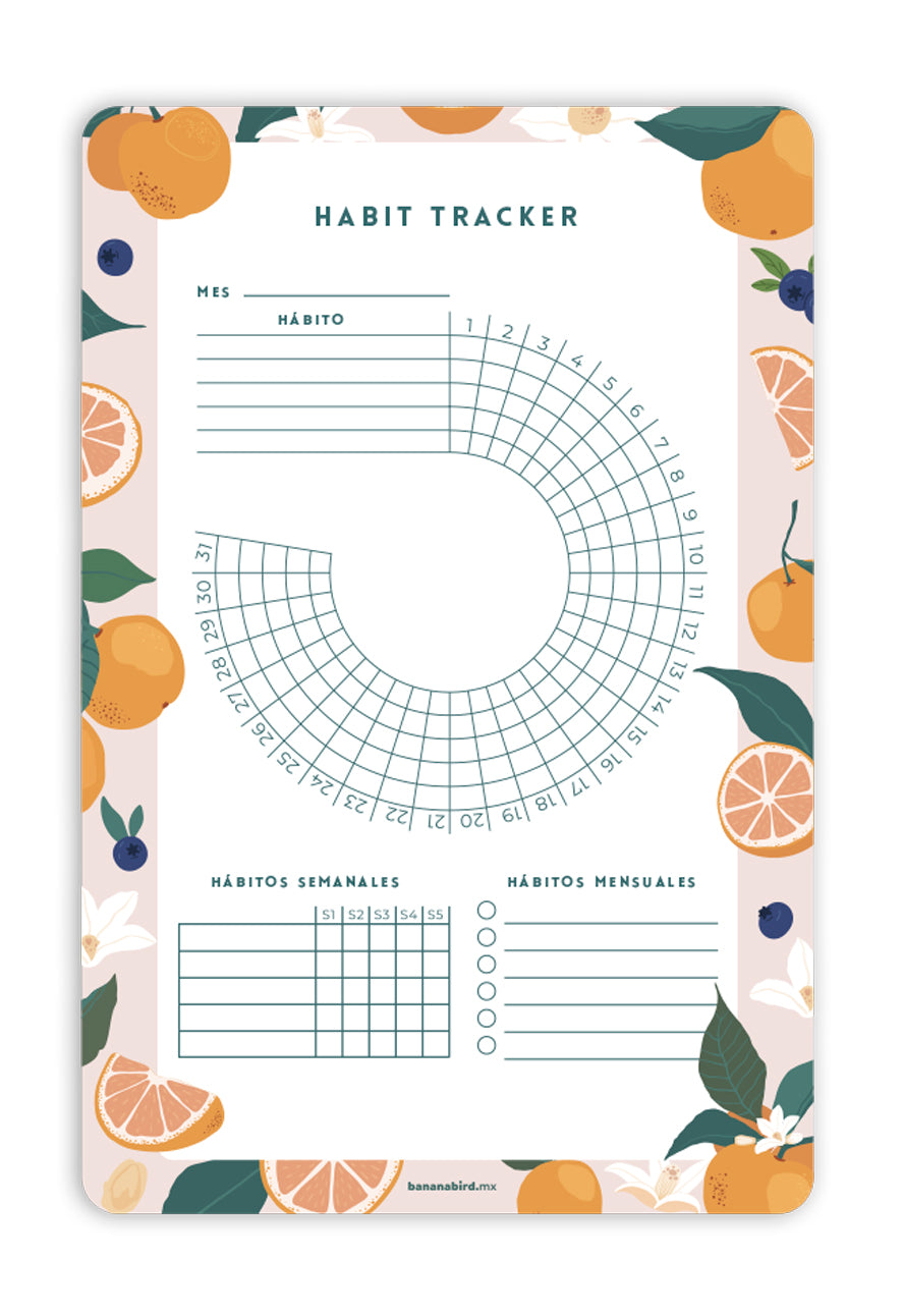 Planner magnético "Habit Tracker"