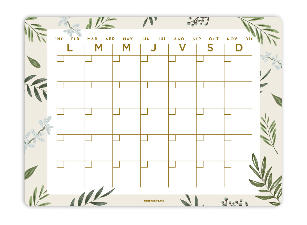 Planner magnético "Mensual"