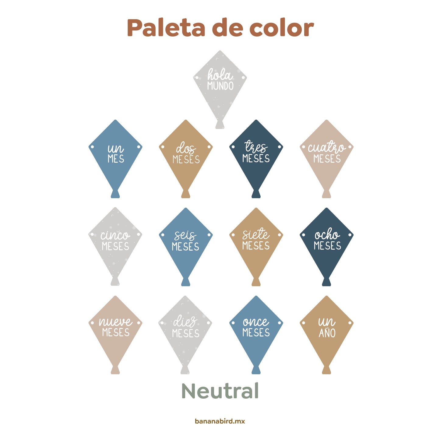 Tags para fotos en acrílico | Cometas