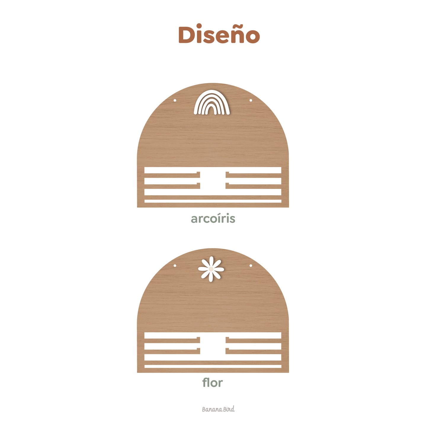 Portamoños con macramé