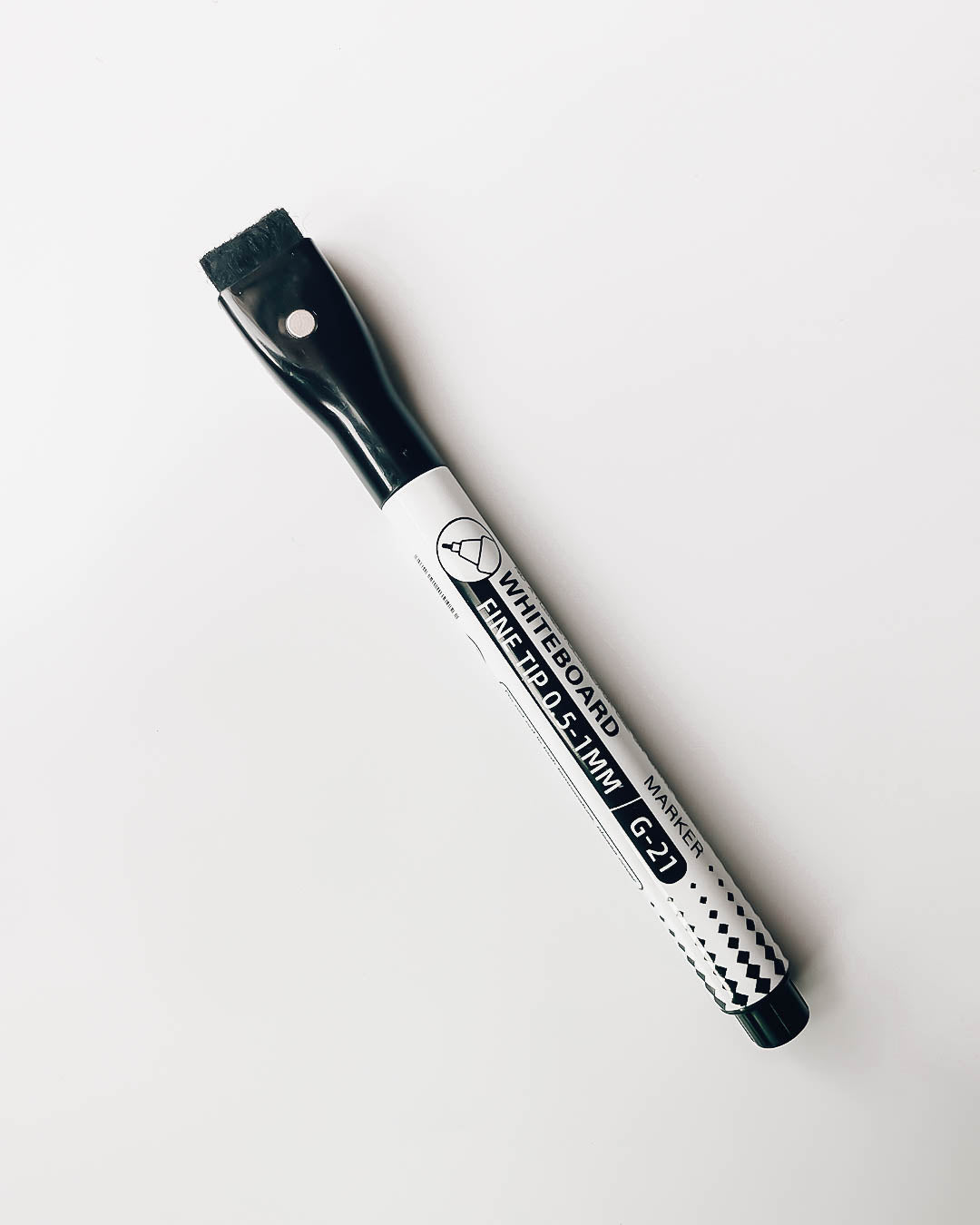 Marcador negro magnético para planners blancos o transparentes (Dry Marker)