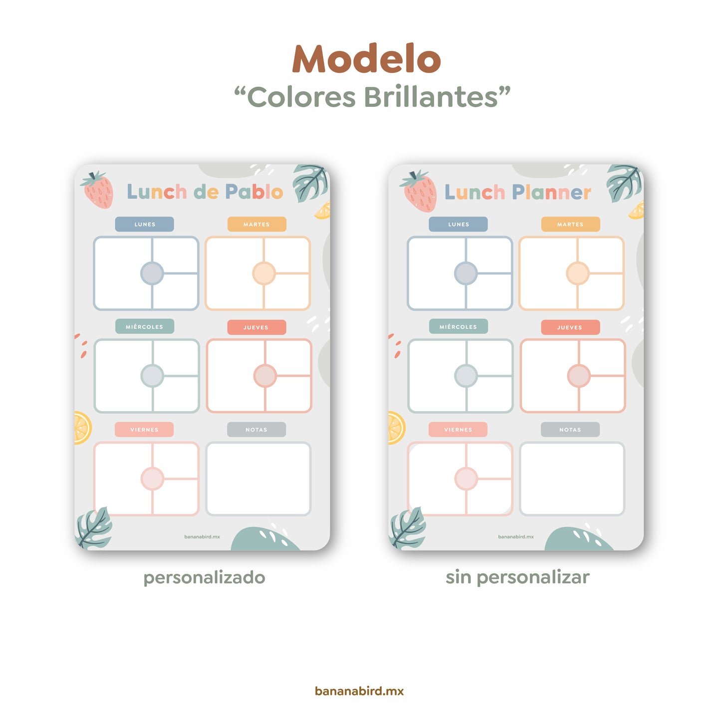 Planner magnético "Lunch Planner"