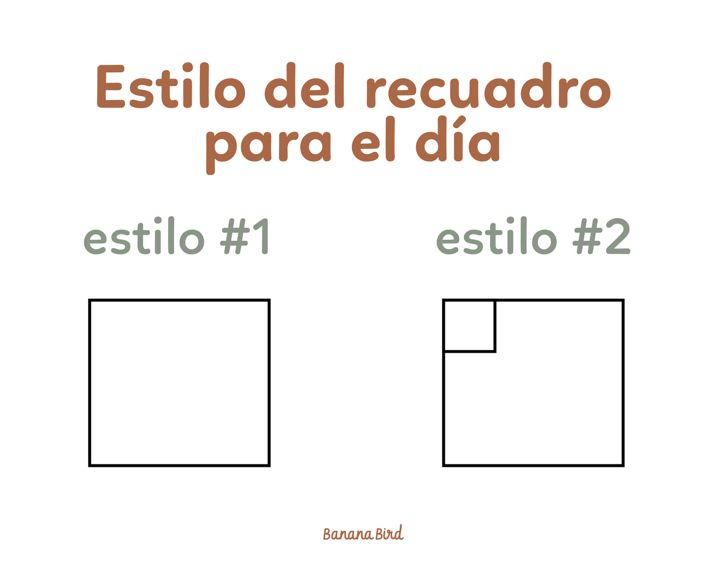 Planner MENSUAL DE 1 BLOQUE en acrílico transparente