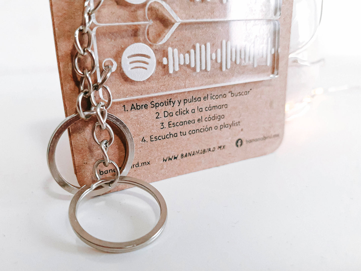 Llavero Spotify en Pareja