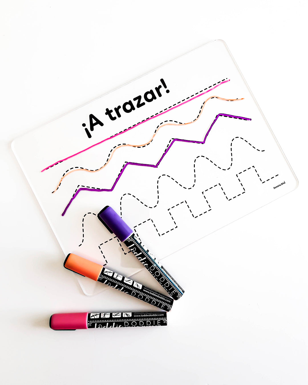 Tablero de acrílico para trazo - "A trazar" (LIQUIDACIÓN)