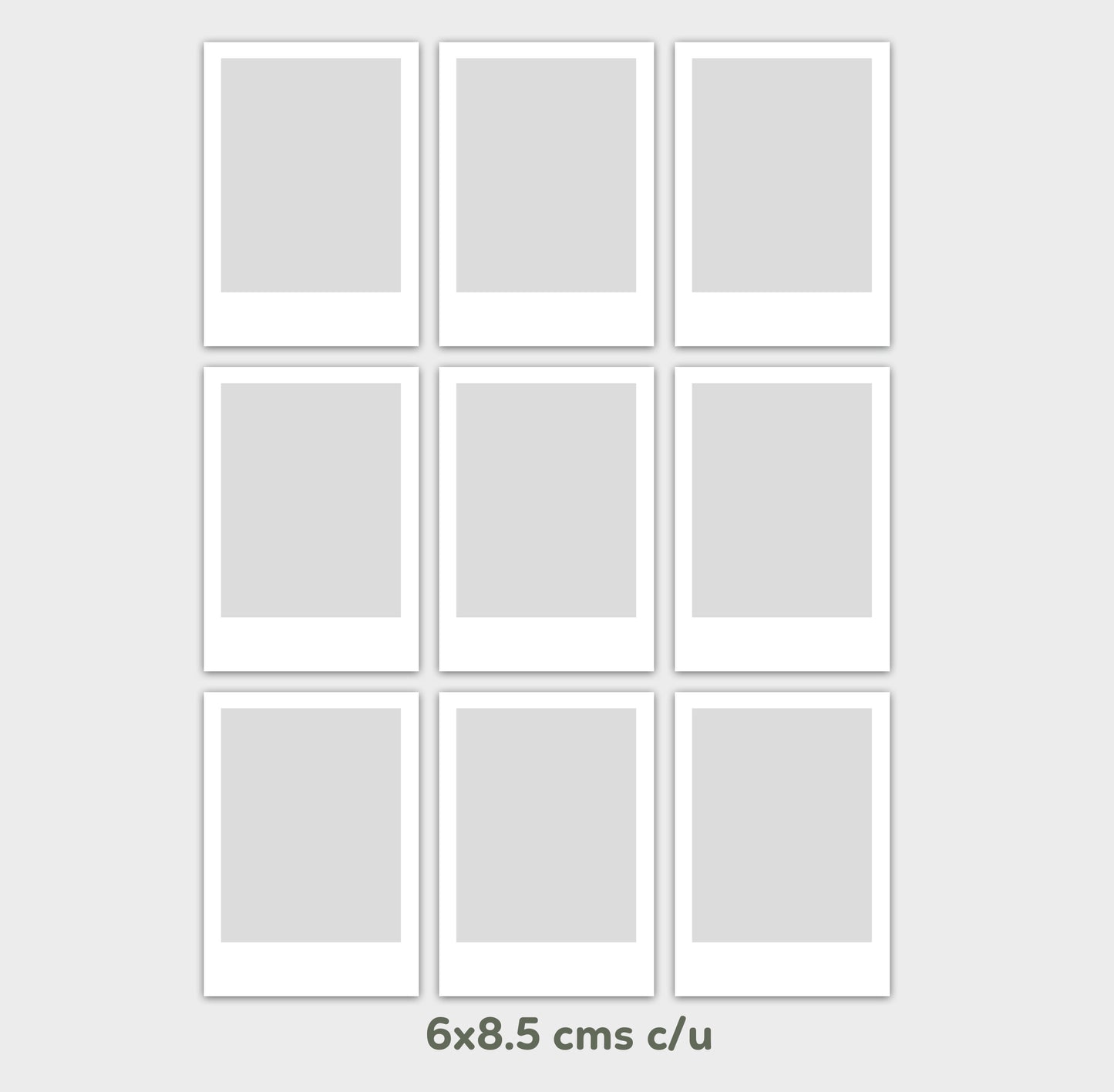 Mini Polaroids Magnéticos (Pack de 9)