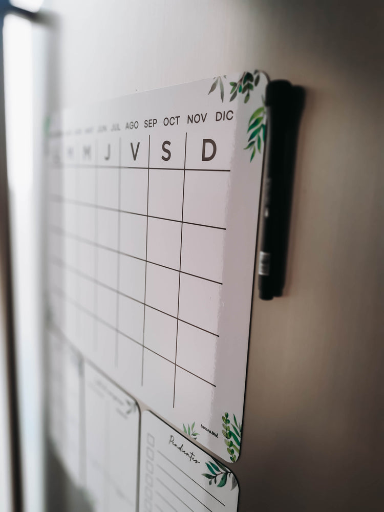 Planners magnéticos blancos
