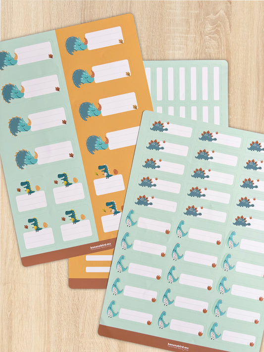 Paquetes de Etiquetas Escolares Rellenables (LIQUIDACIÓN)