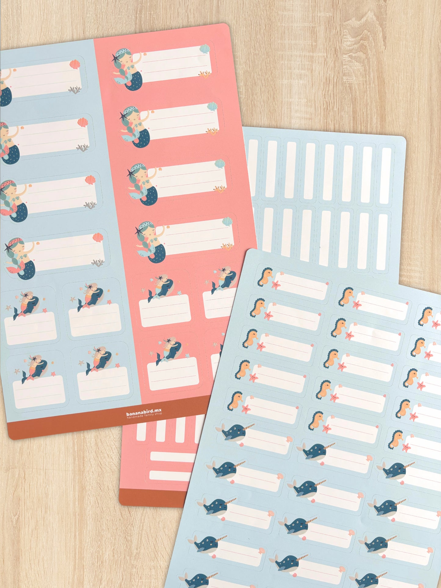 Paquetes de Etiquetas Escolares Rellenables (LIQUIDACIÓN)