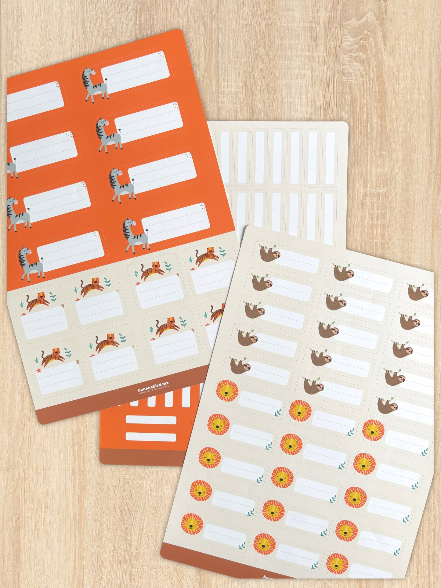 Paquetes de Etiquetas Escolares Rellenables (LIQUIDACIÓN)