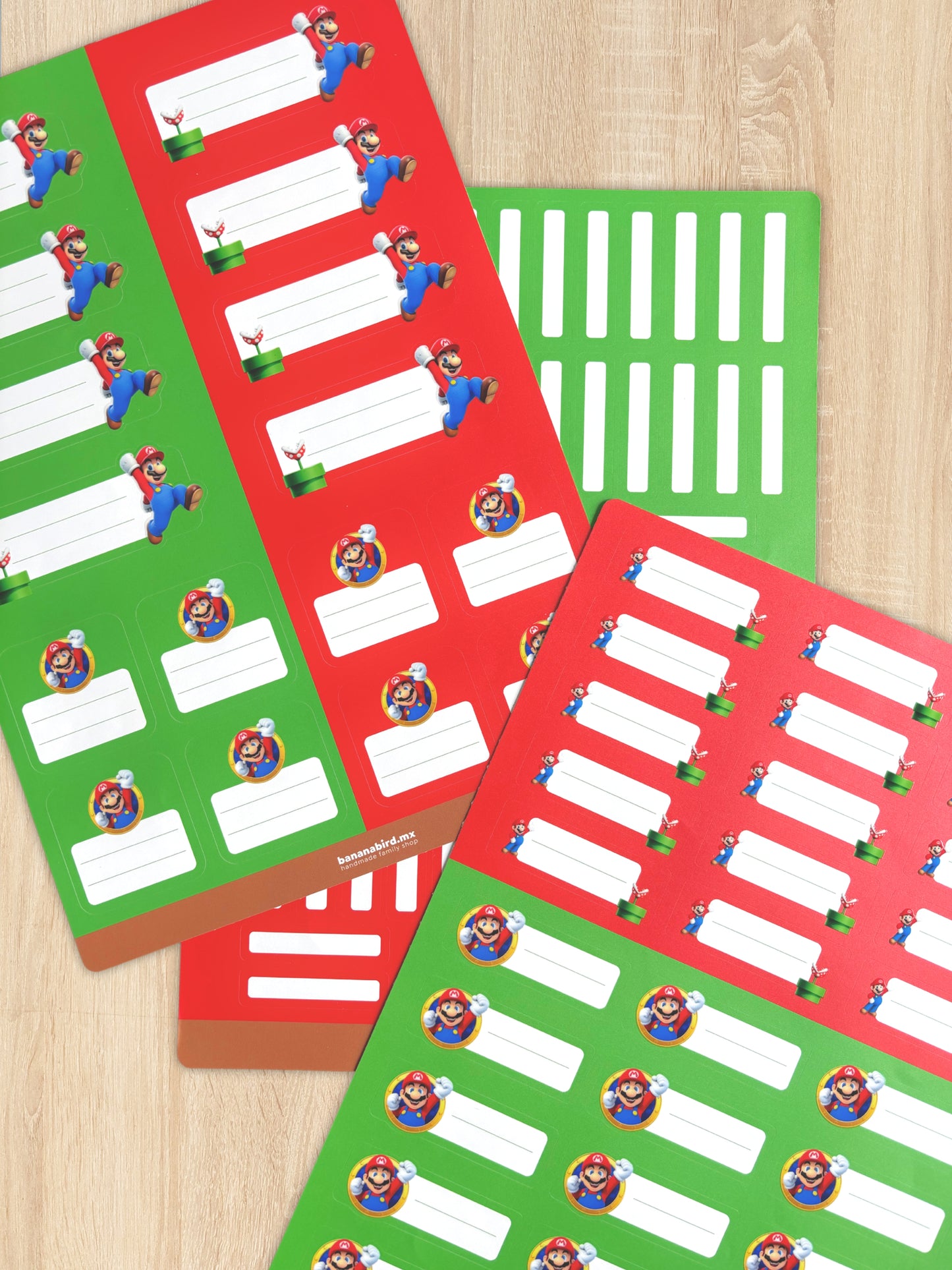 Paquetes de Etiquetas Escolares Rellenables (LIQUIDACIÓN)