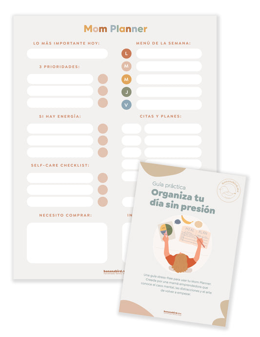Mom Planner + Guía Práctica (Digitales Imprimibles)