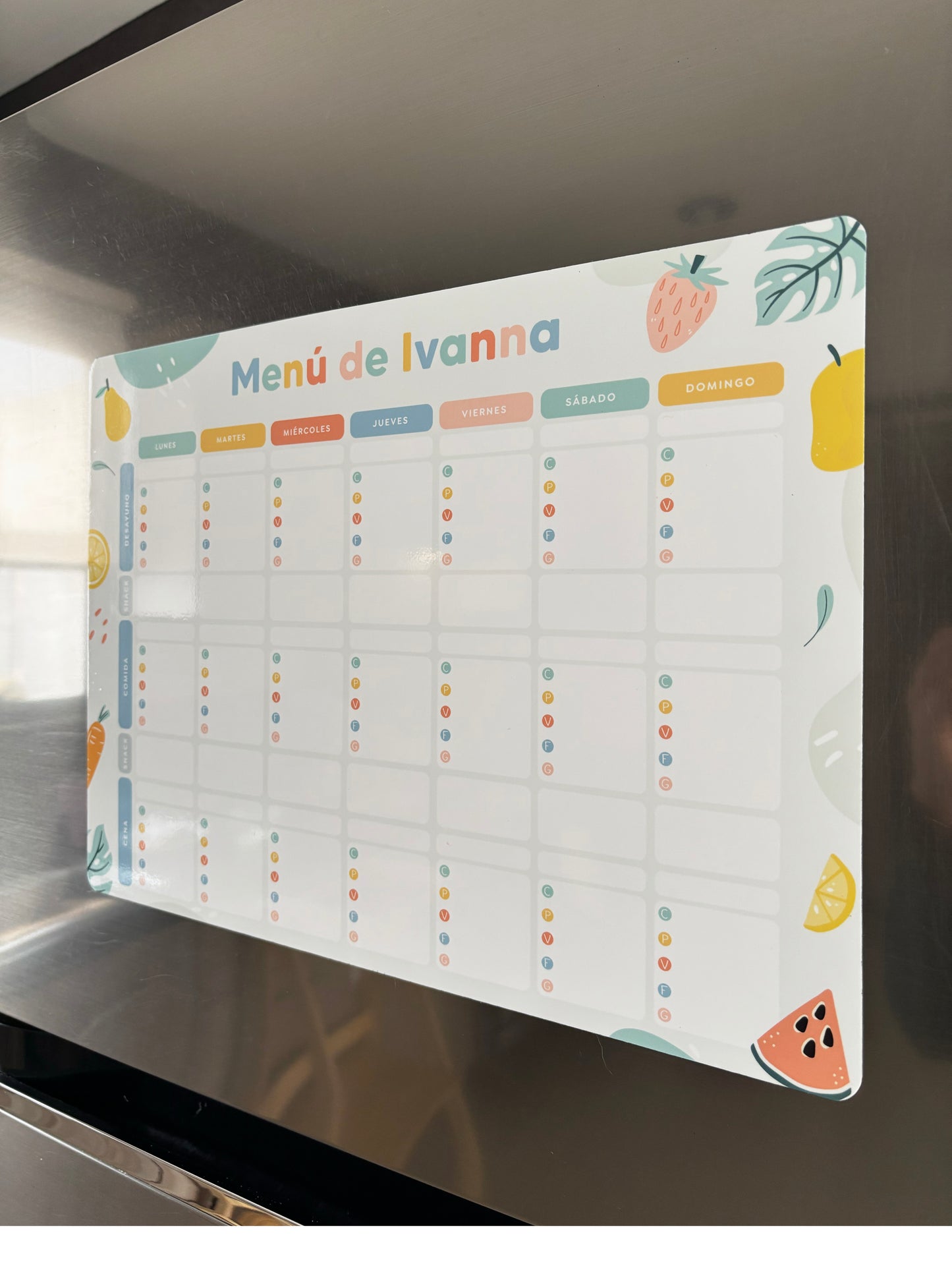 Planner para Alimentación Complementaria Personalizado (LIQUIDACIÓN)