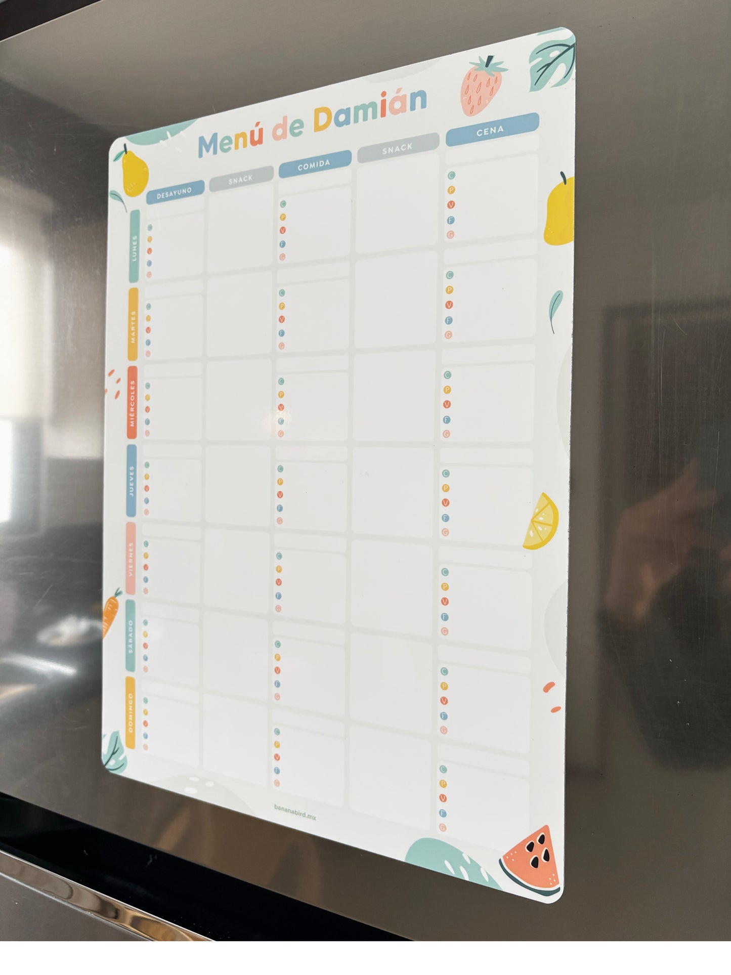 Planner para Alimentación Complementaria Personalizado (LIQUIDACIÓN)