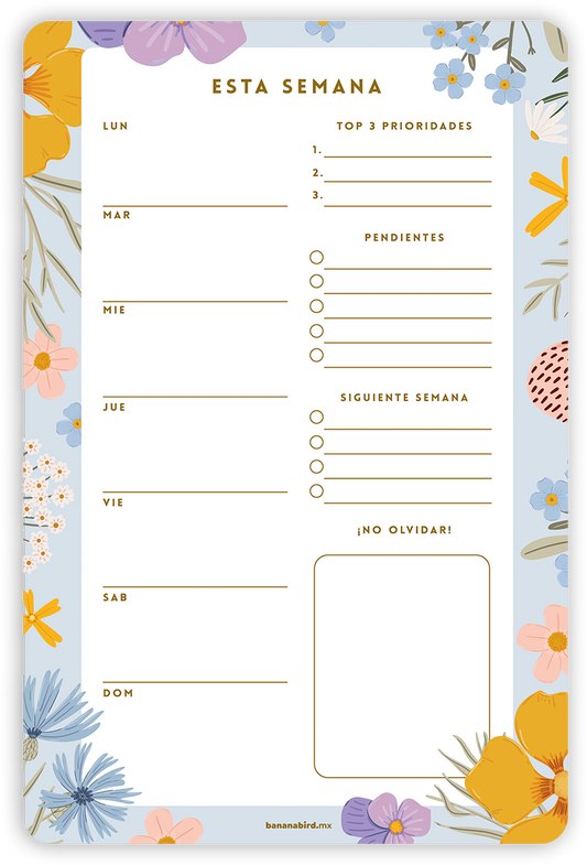 Planner magnético "Semanal"