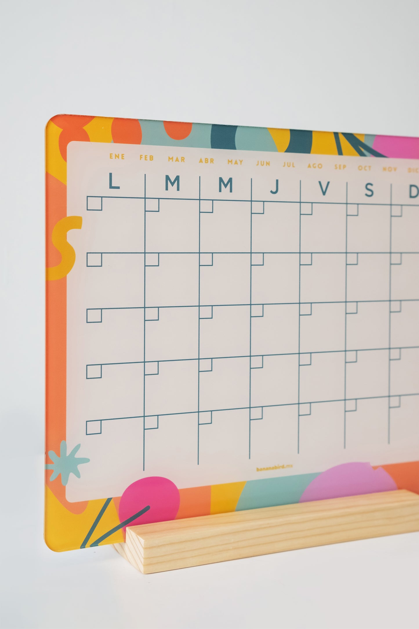 Planner MENSUAL en acrílico PARA ESCRITORIO (LIQUIDACIÓN)