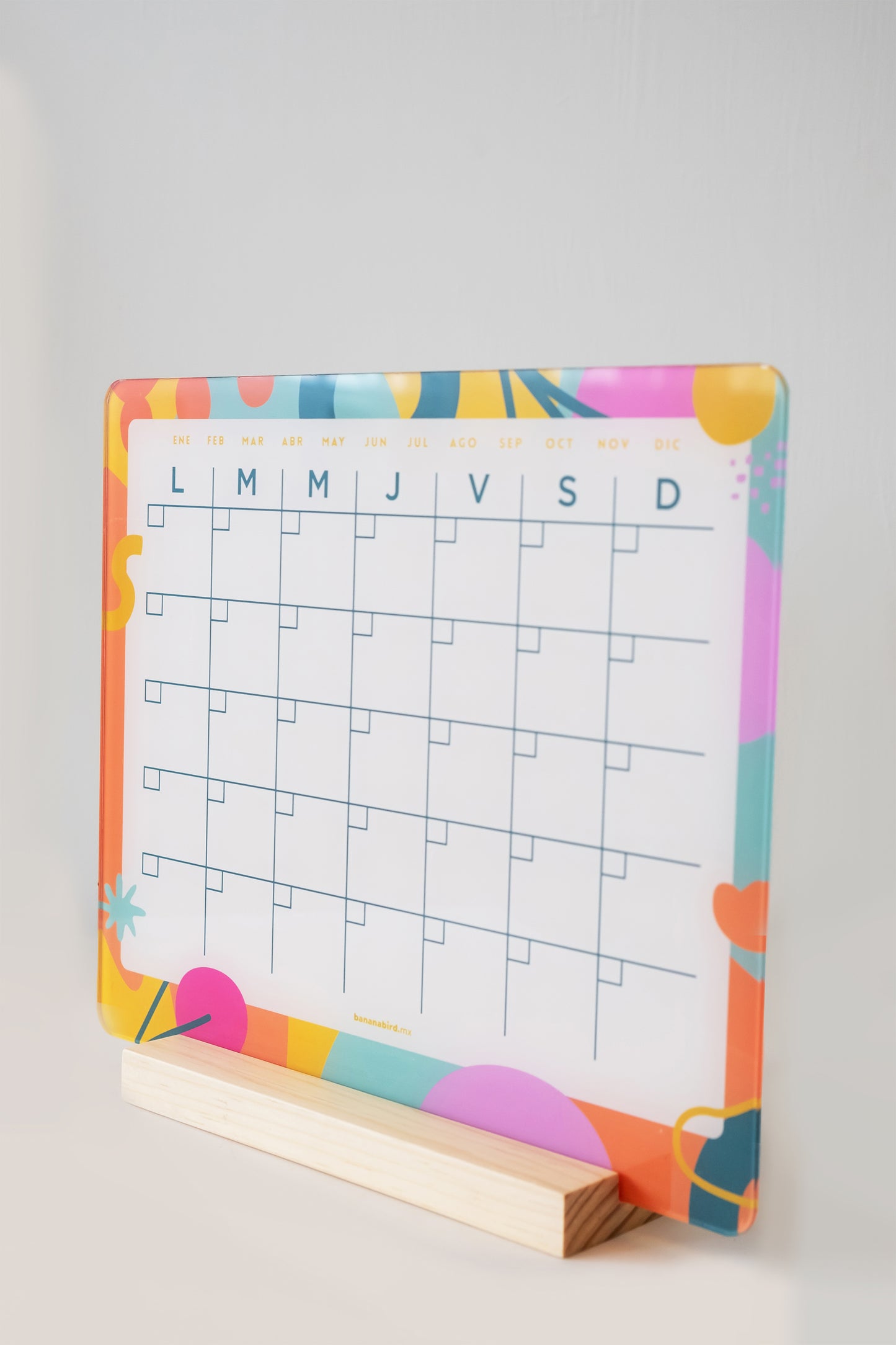 Planner MENSUAL en acrílico PARA ESCRITORIO (LIQUIDACIÓN)