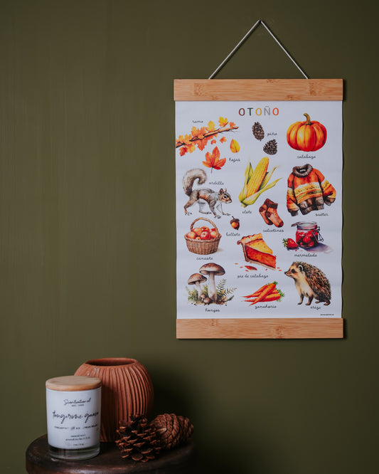 Pergaminos en Canvas - Estaciones del año