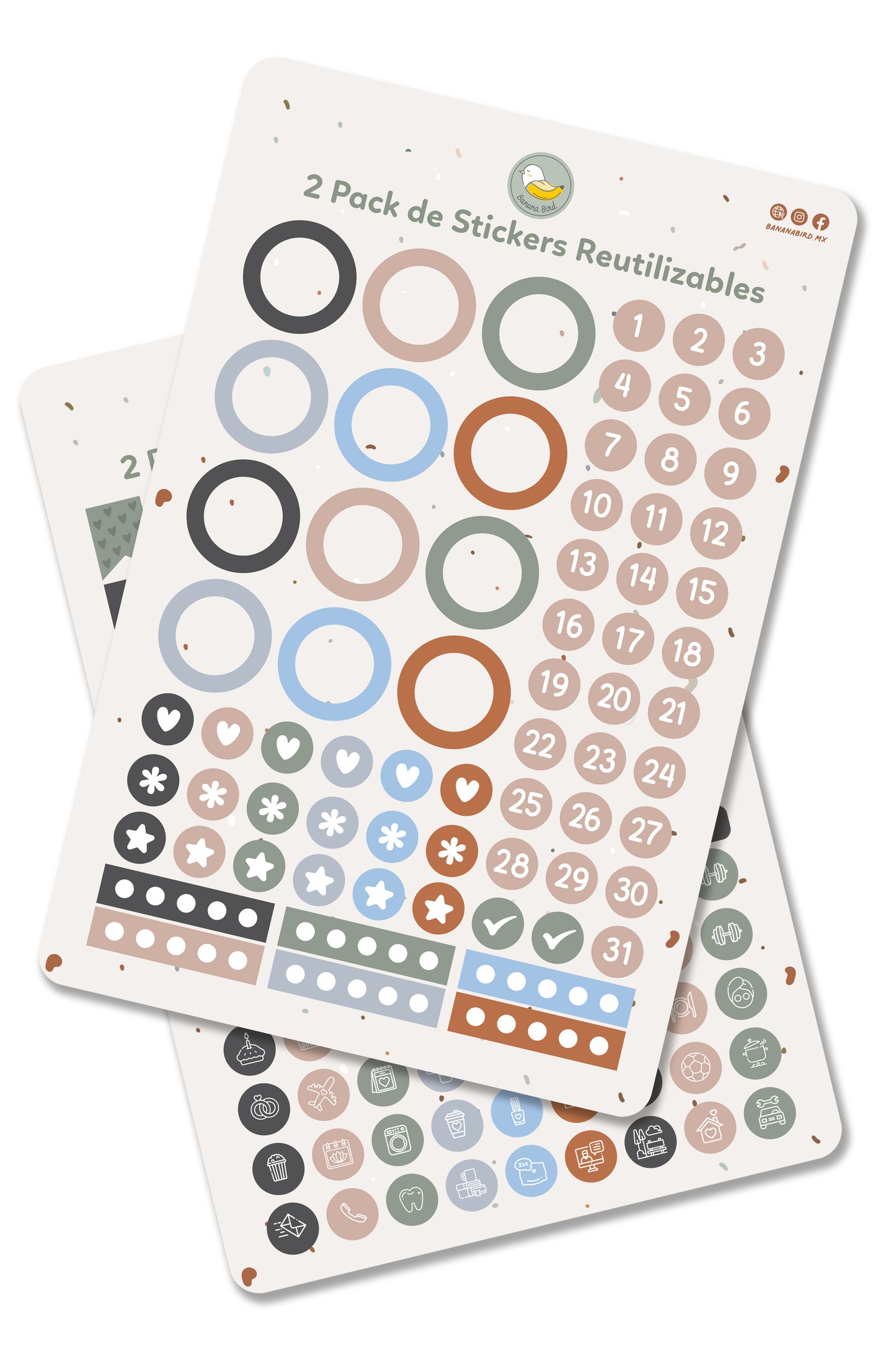 Paquete de plantillas de stickers