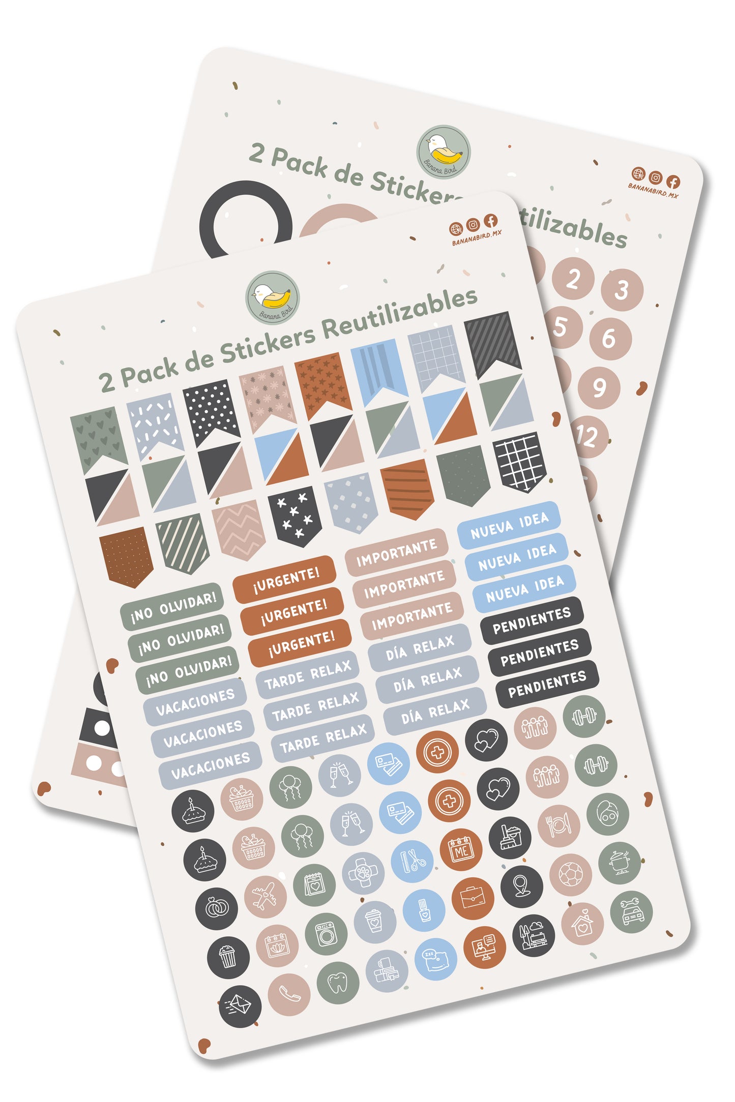 Paquete de plantillas de stickers