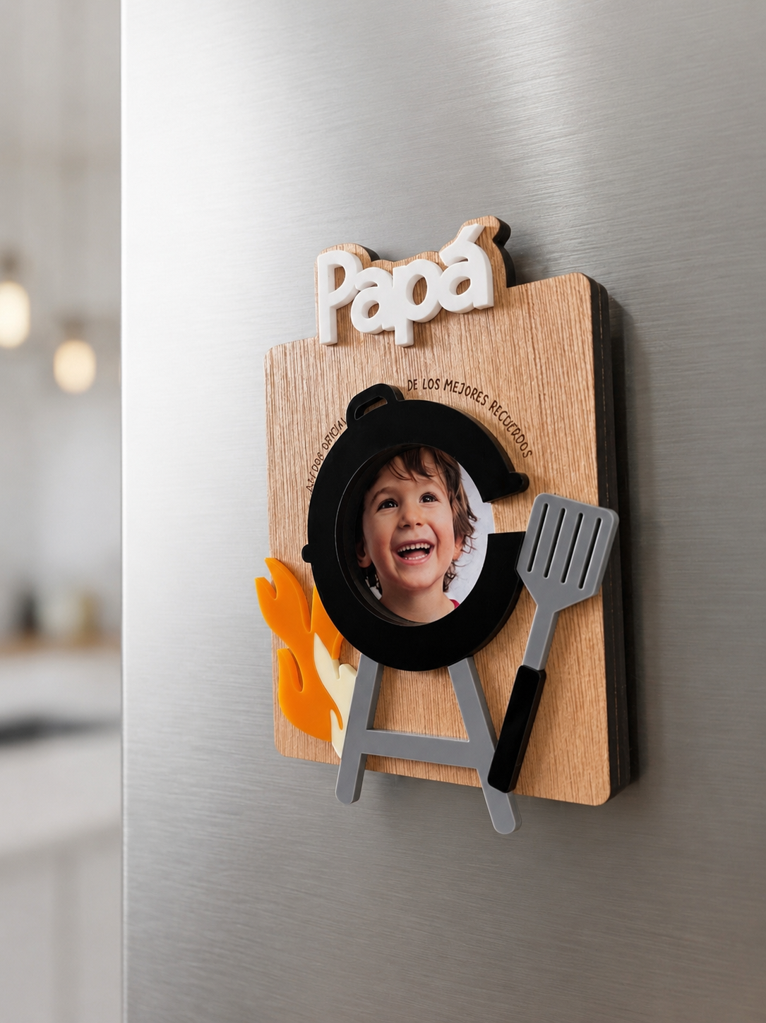 Portaretratos Magnético para Papá