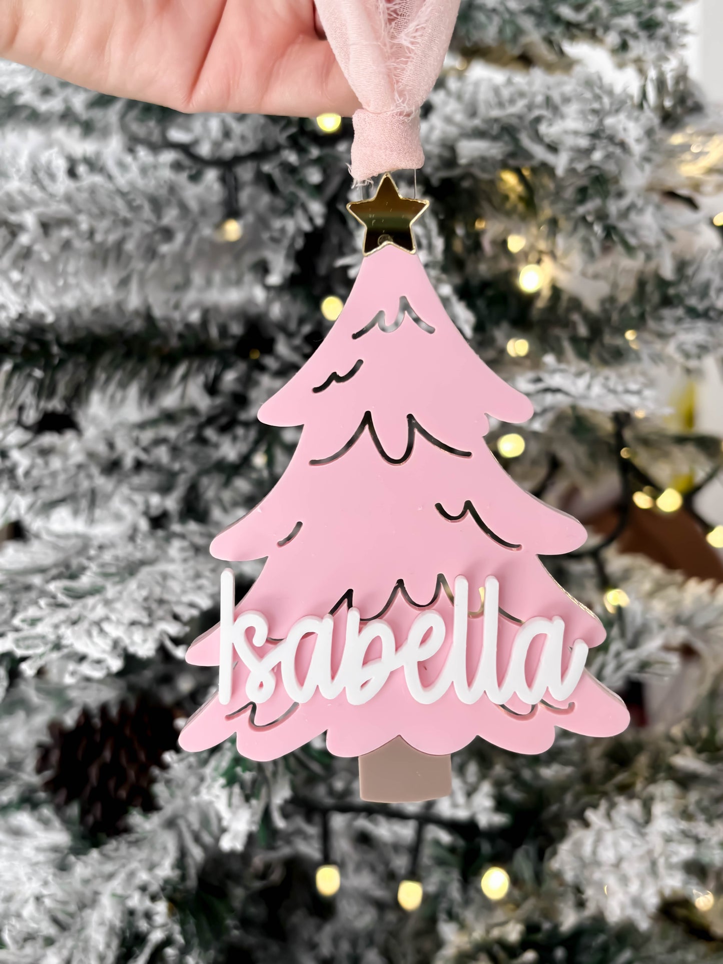 Pinitos en acrílico