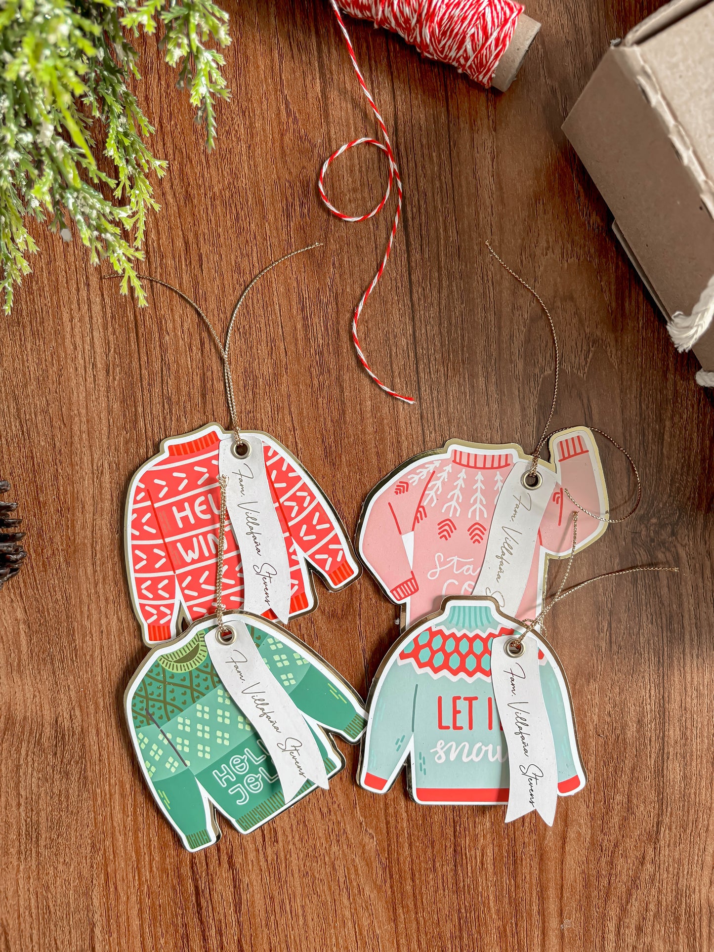 Tags para regalos 3D