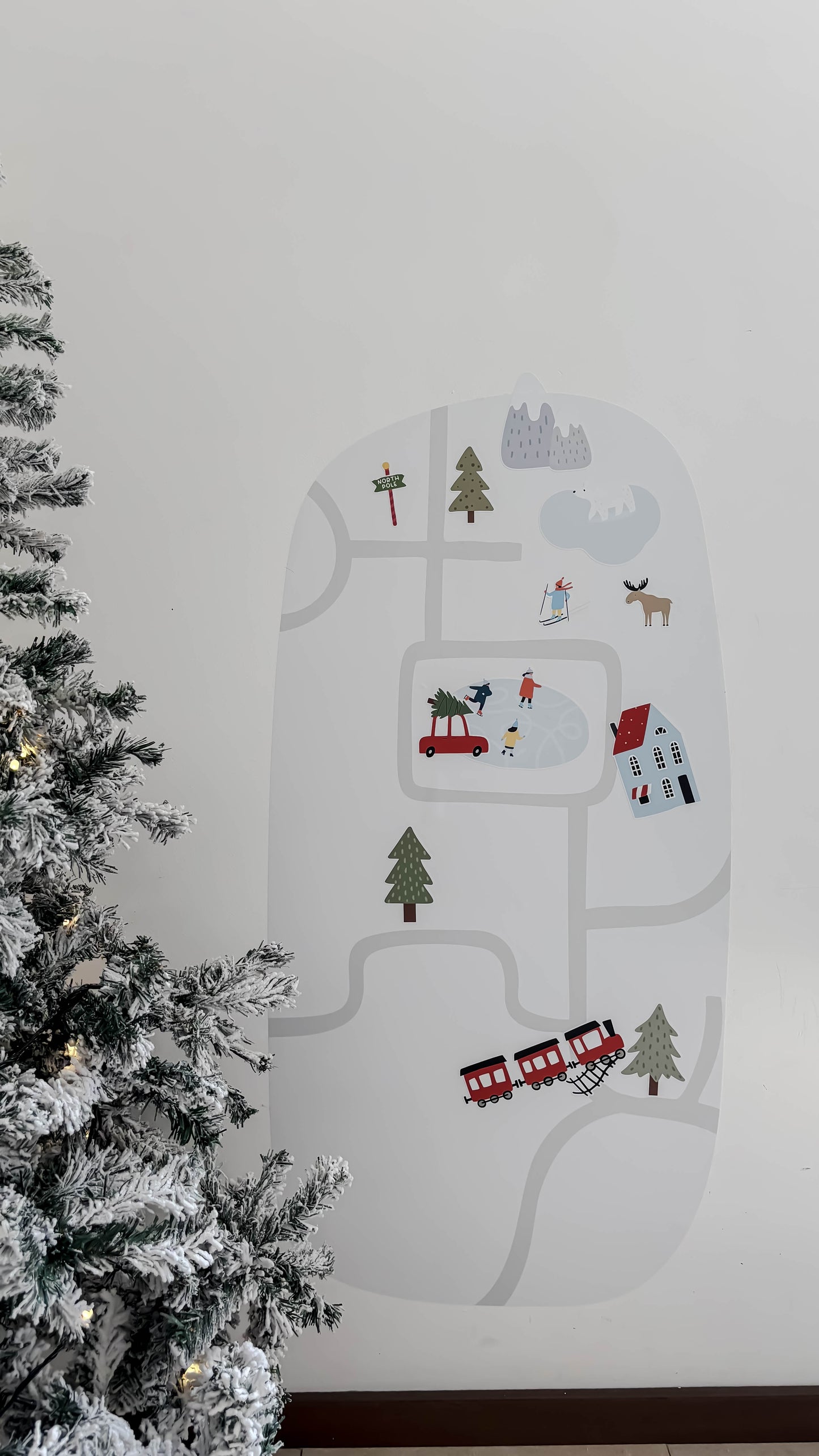 Calendario de adviento (stickers para pared reposicionables)