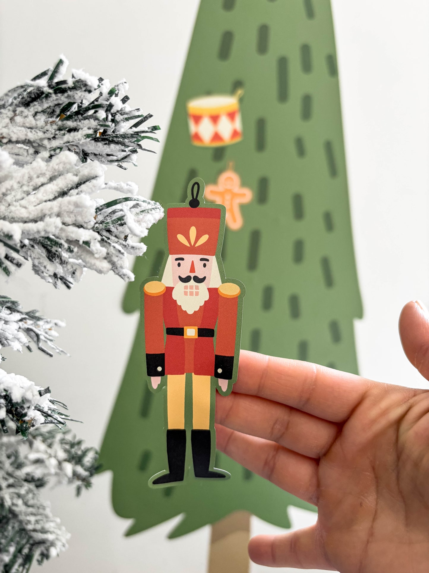 Calendario de adviento (stickers para pared reposicionables)