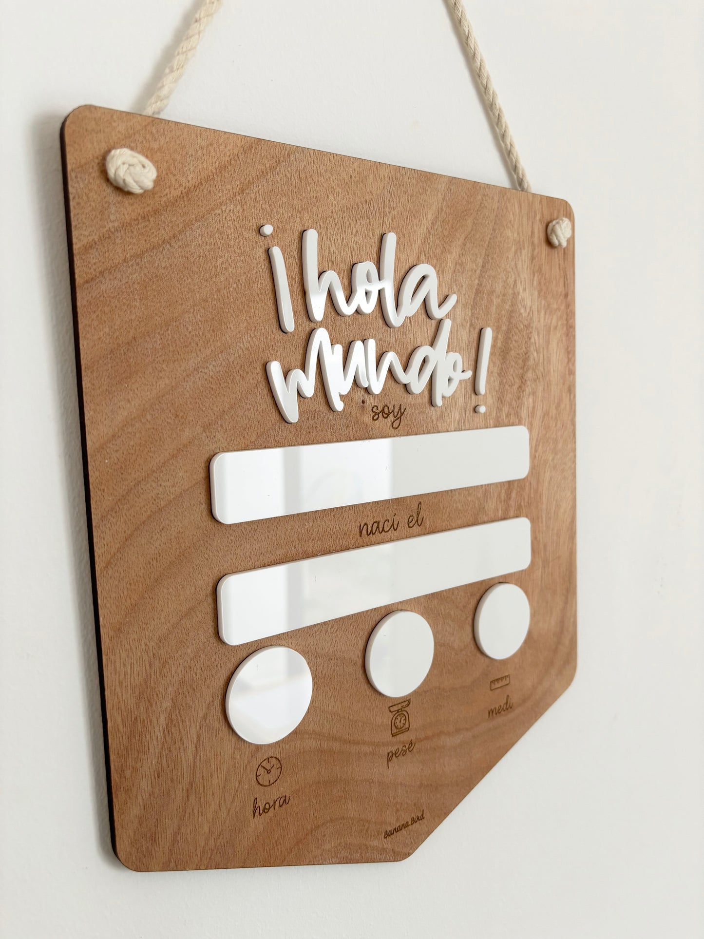 Letrero de nacimiento en madera (REBAJA)