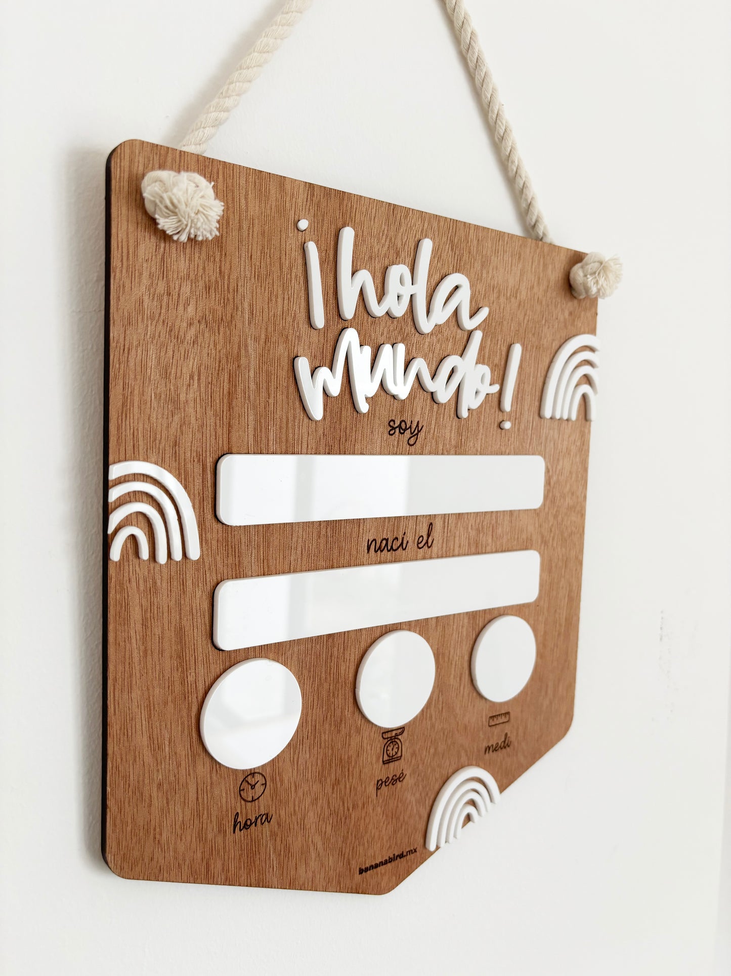 Letrero de nacimiento en madera (REBAJA)