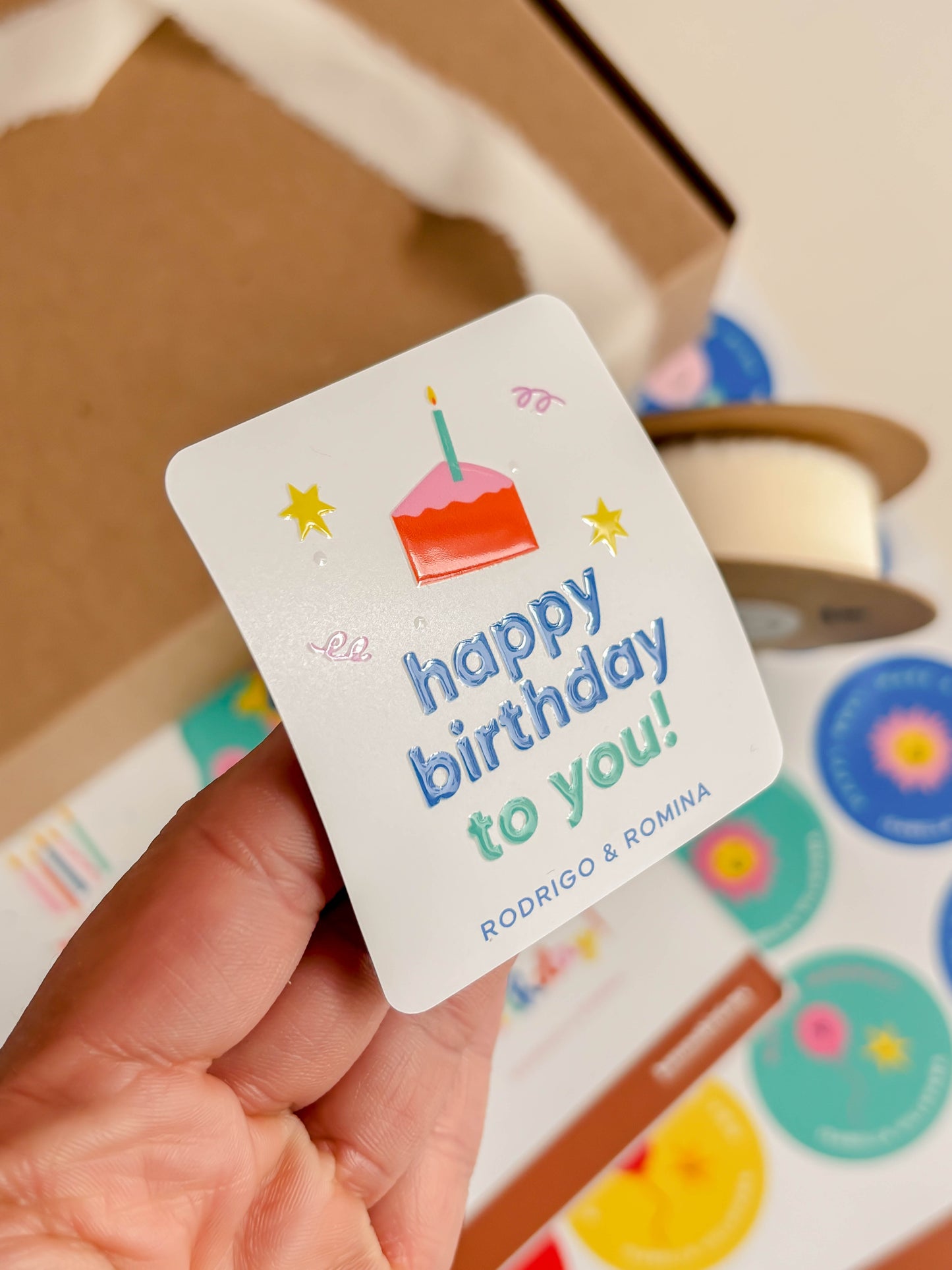 Planillas de Stickers para Cumpleaños