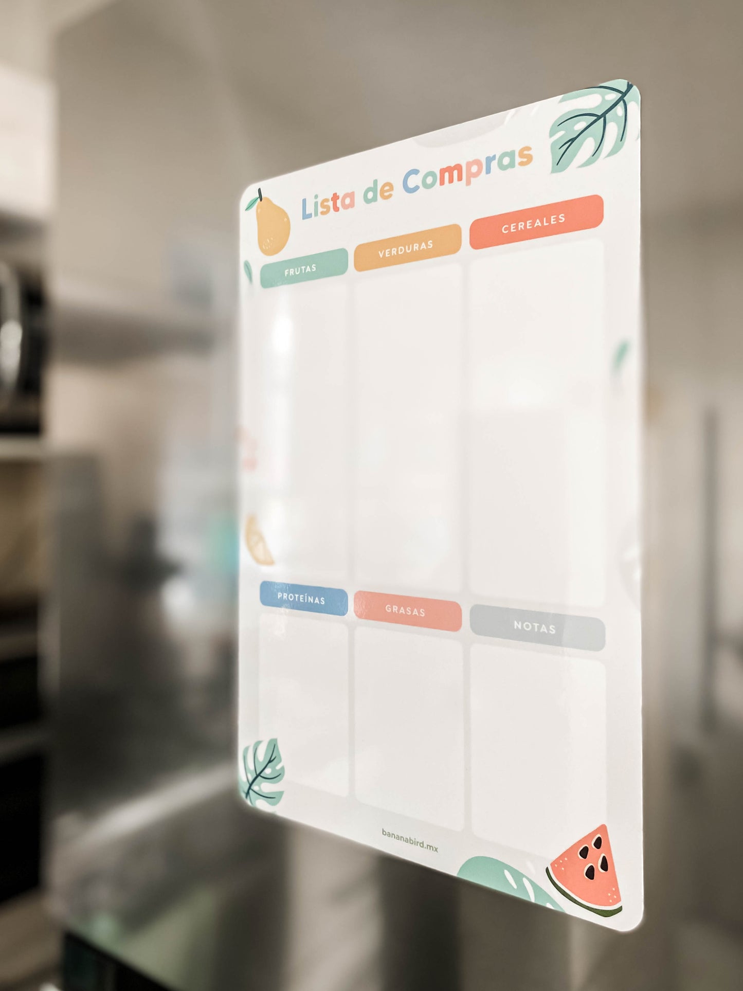 Planner magnético "Lista de compras para Alimentación Complementaria"
