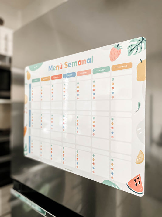 Planner magnético para "Alimentación Complementaria"