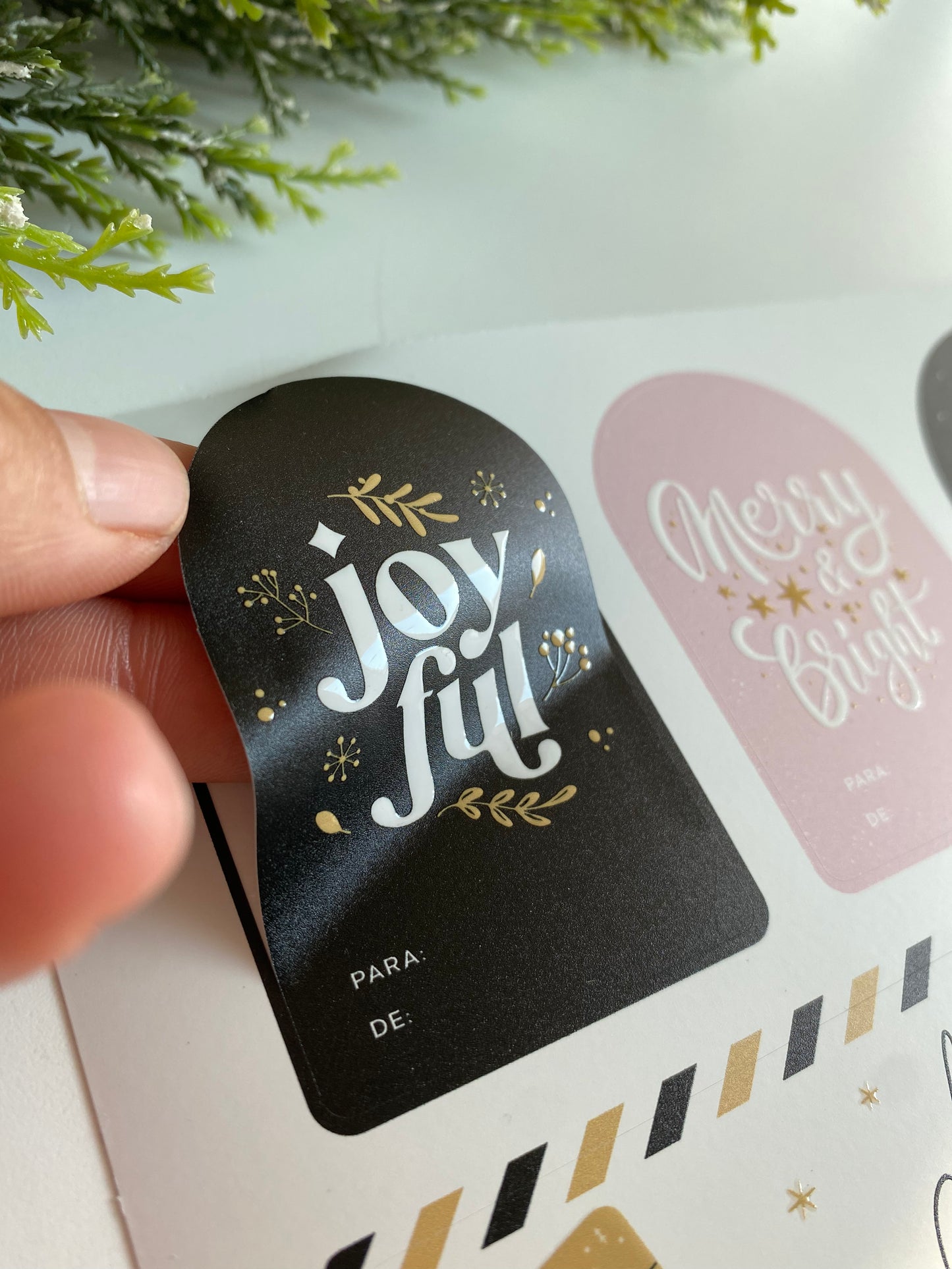 Planillas de Stickers para regalos de Navidad (LIQUIDACIÓN COLECCIÓN 2024)