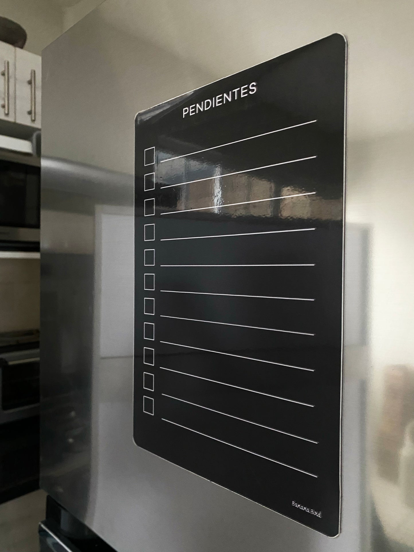 Planner magnético negro "Pendientes" grande (LIQUIDACIÓN)