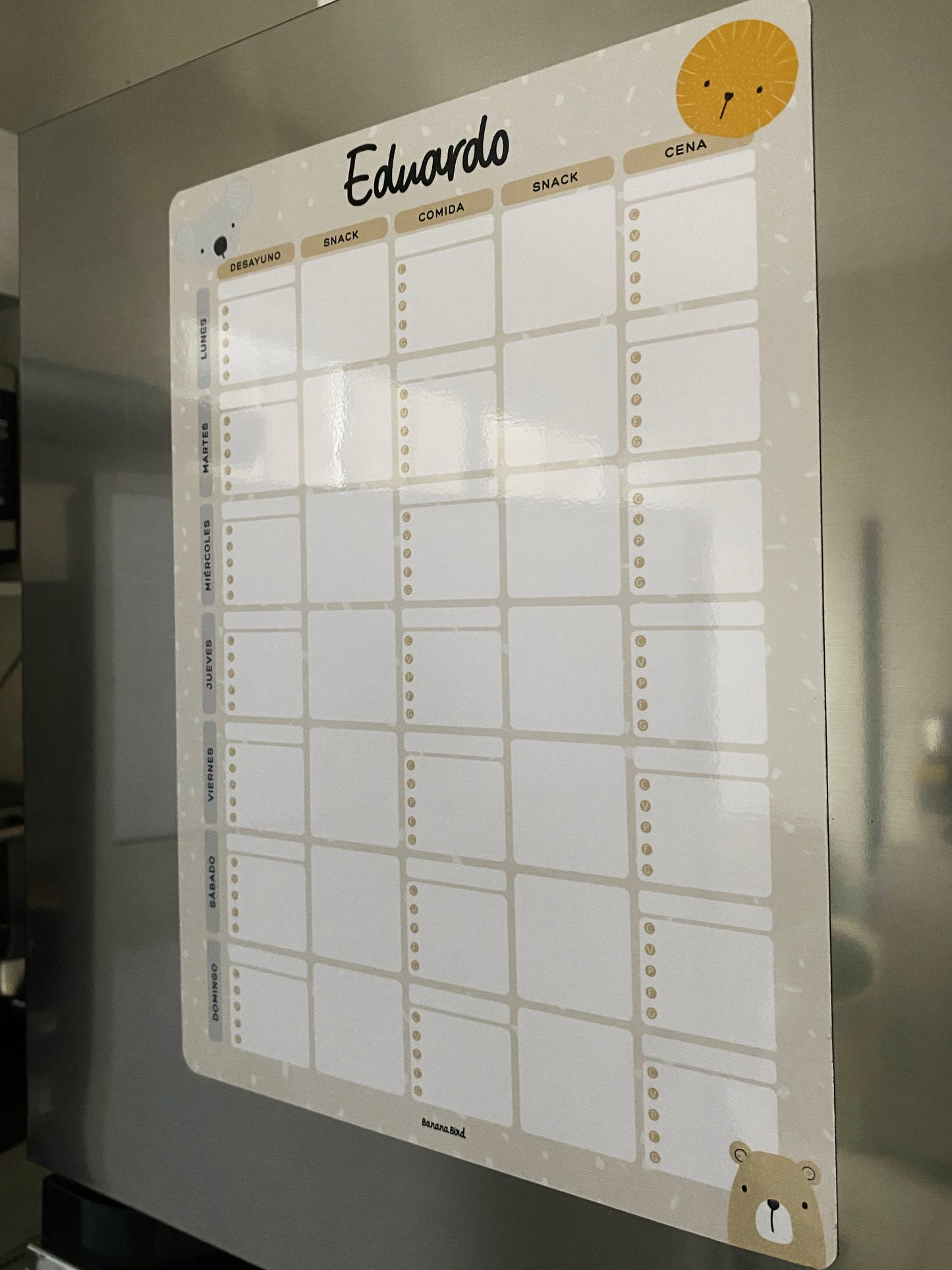 Planner para Alimentación Complementaria Personalizado (LIQUIDACIÓN)