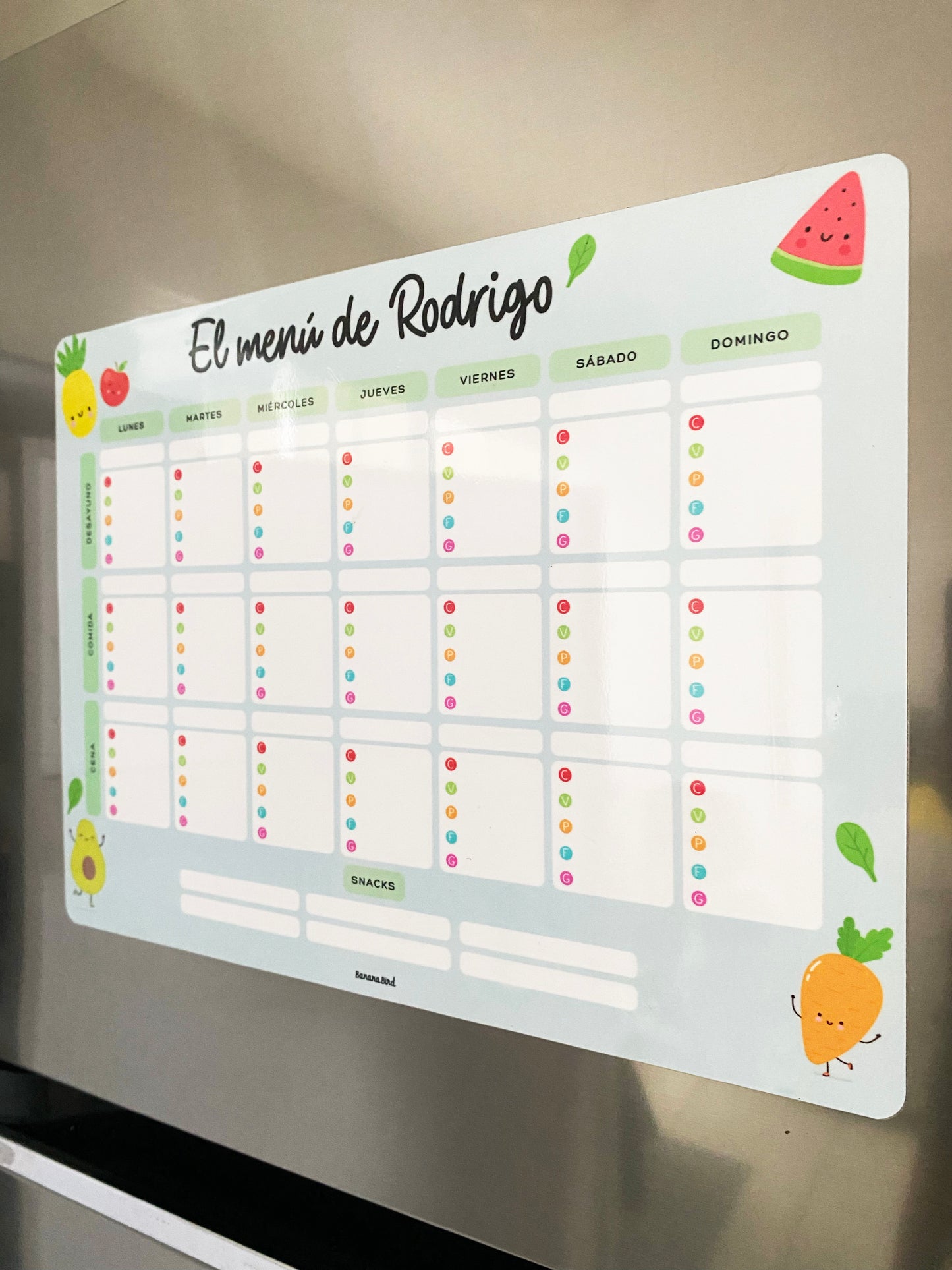 Planner para Alimentación Complementaria Personalizado (LIQUIDACIÓN)