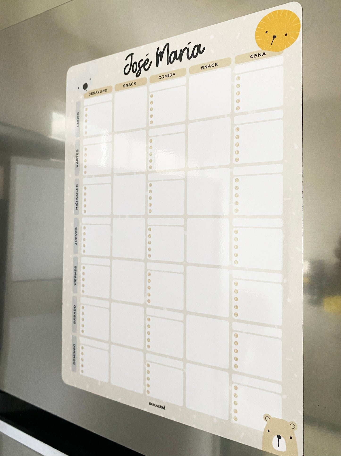 Planner para Alimentación Complementaria Personalizado (LIQUIDACIÓN)