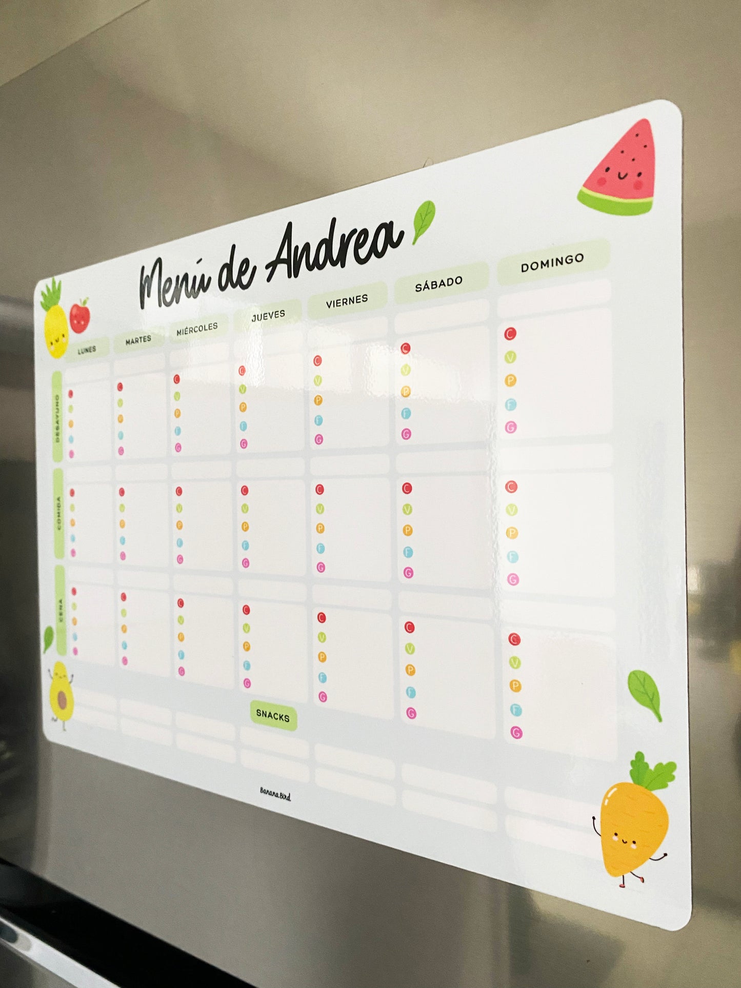 Planner para Alimentación Complementaria Personalizado (LIQUIDACIÓN)