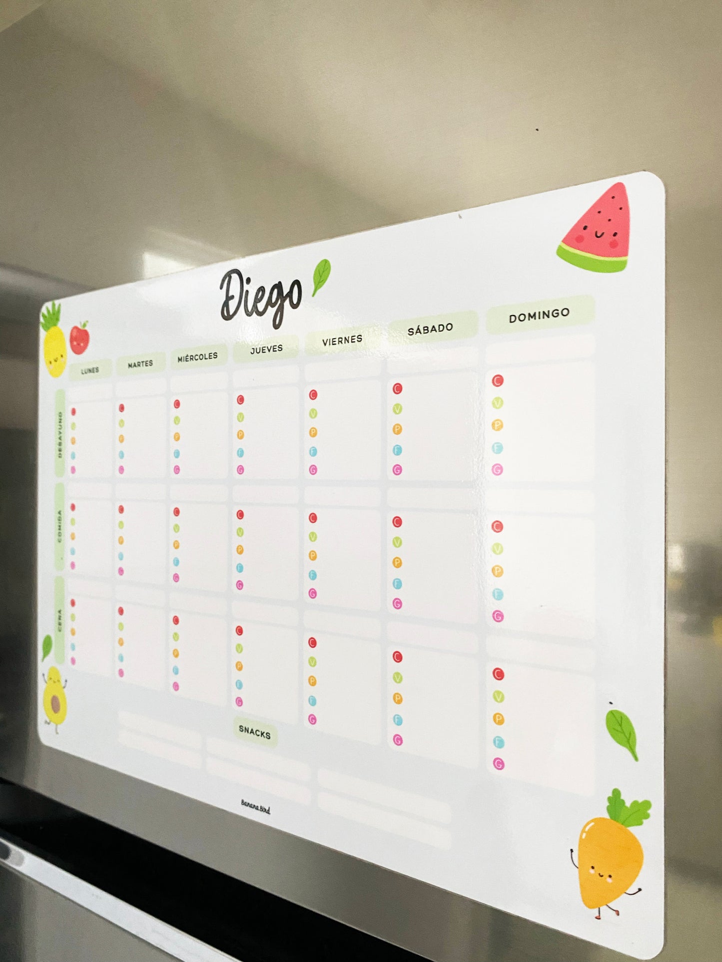 Planner para Alimentación Complementaria Personalizado (LIQUIDACIÓN)