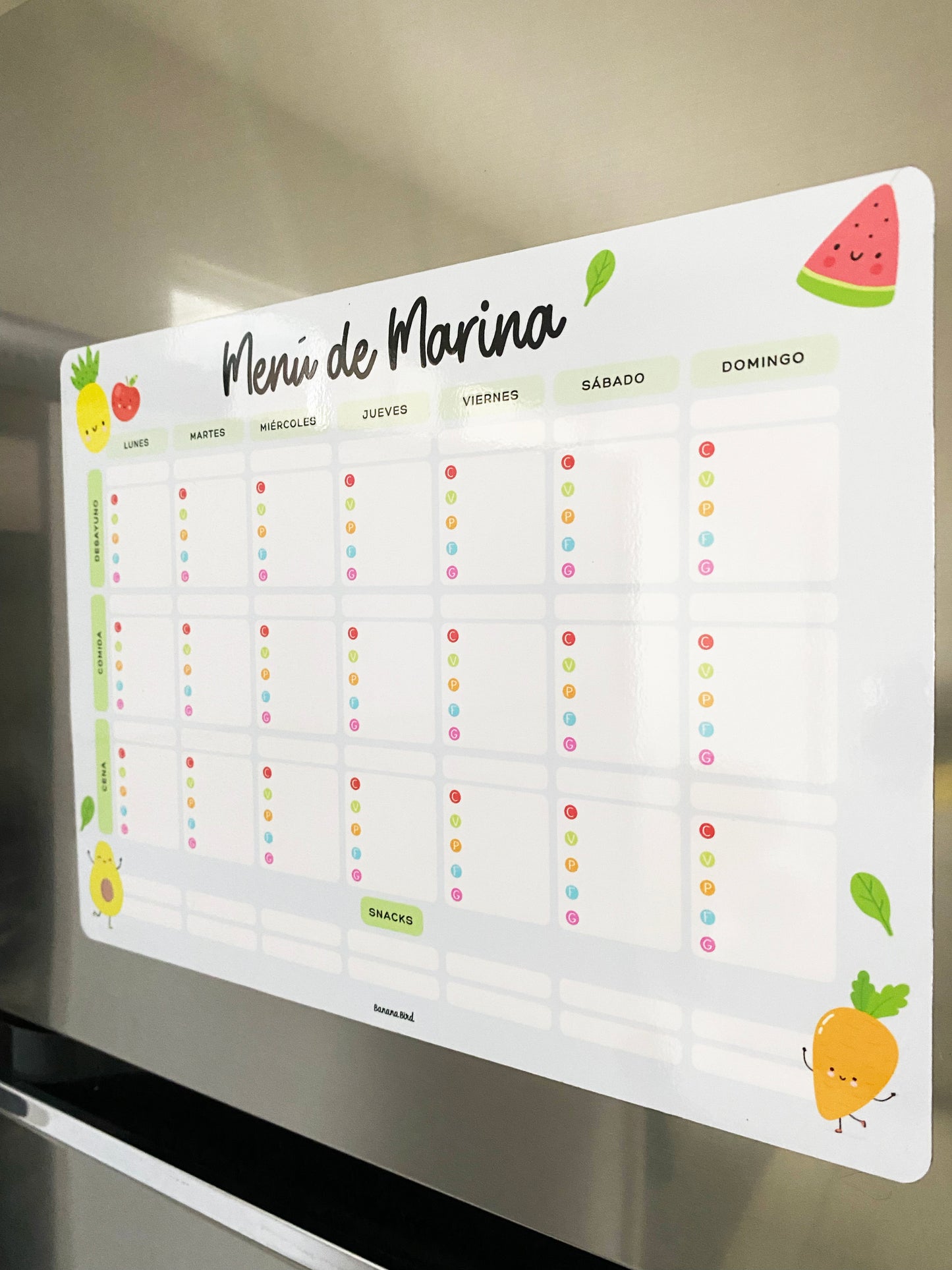 Planner para Alimentación Complementaria Personalizado (LIQUIDACIÓN)