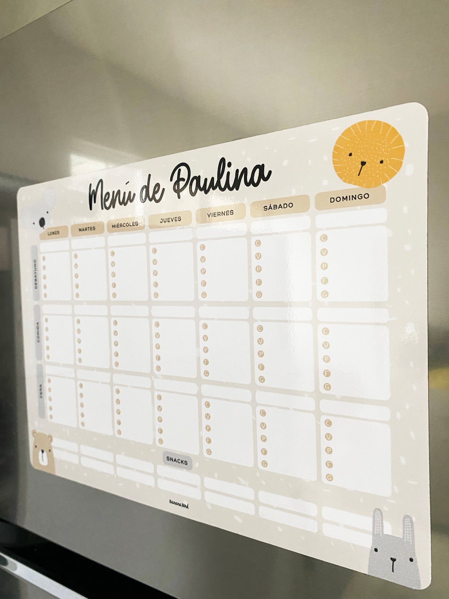 Planner para Alimentación Complementaria Personalizado (LIQUIDACIÓN)