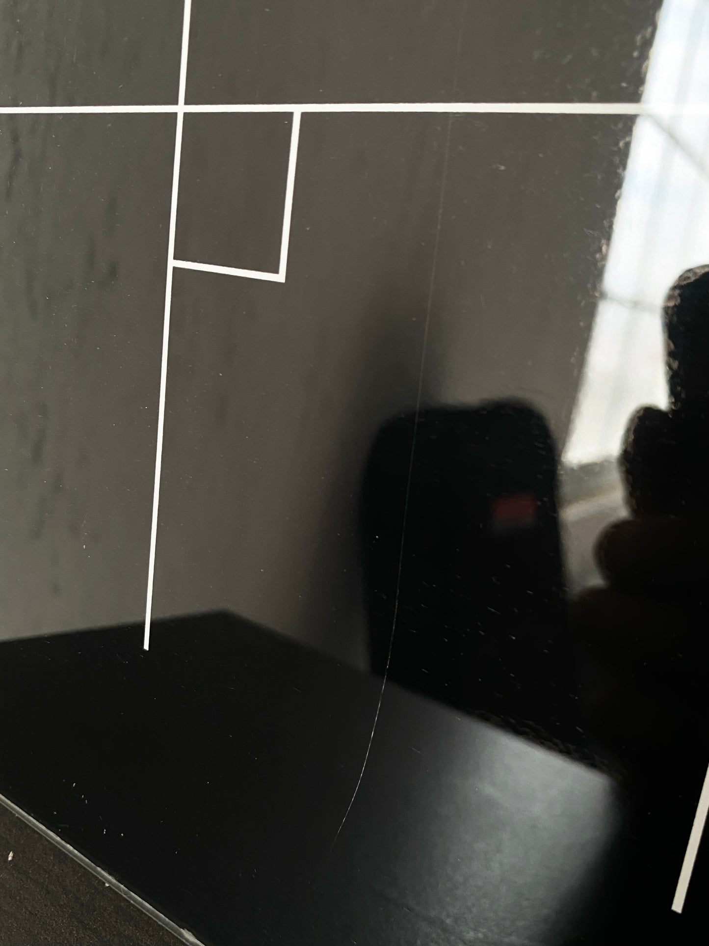 Planner MENSUAL con frase 60x80 en acrílico negro para pared (LIQUIDACIÓN)